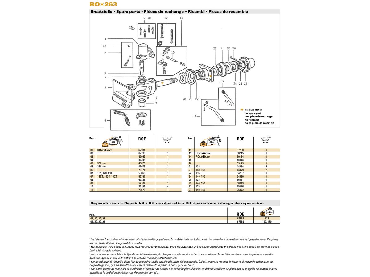 écrou crénélé M45X3