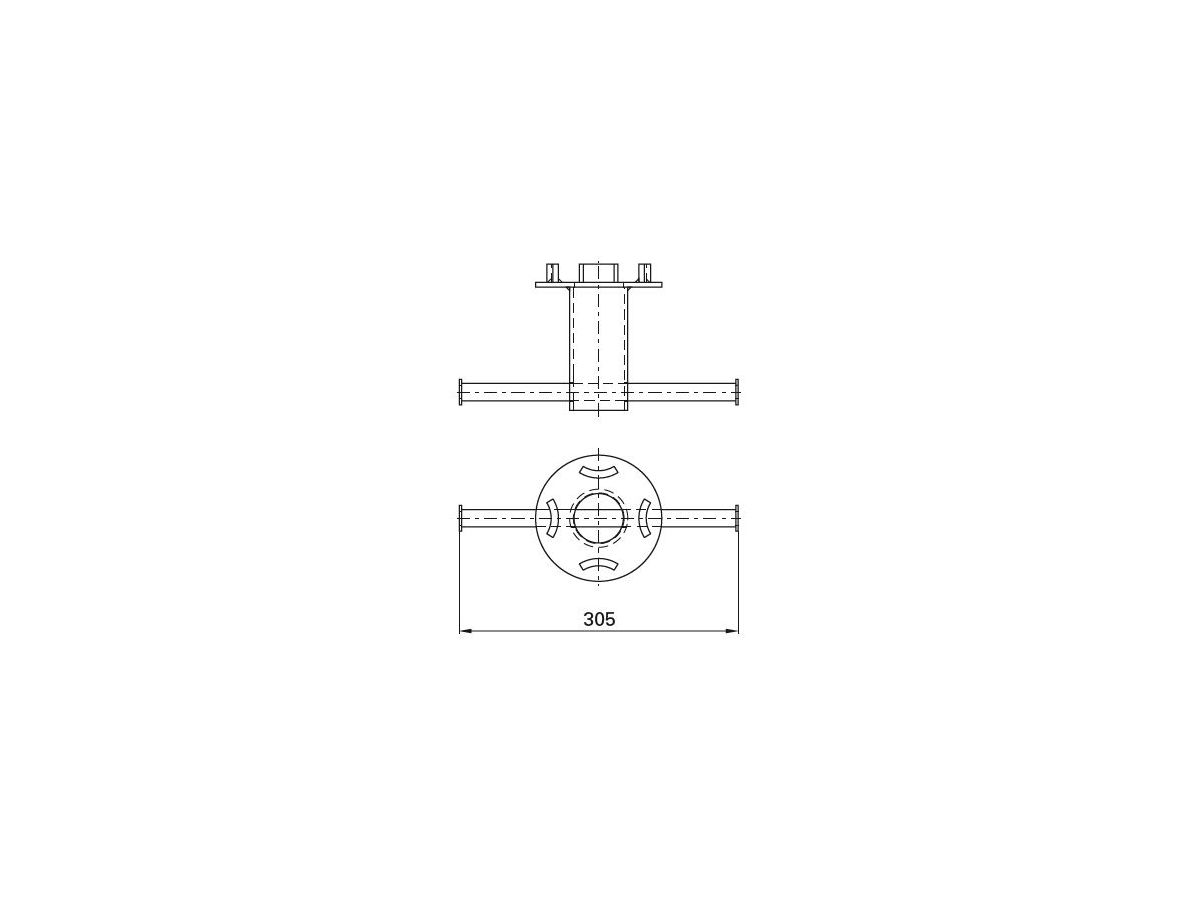 Clef de commande pour verrous - type R 305 VAP