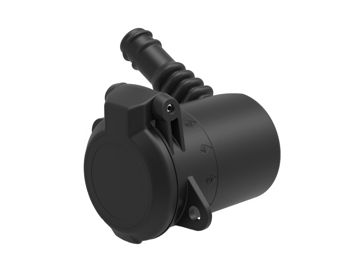 Prise universelle encastrée 13 pôles - Imperméable à l'eau (IPX7 / IPX9K)