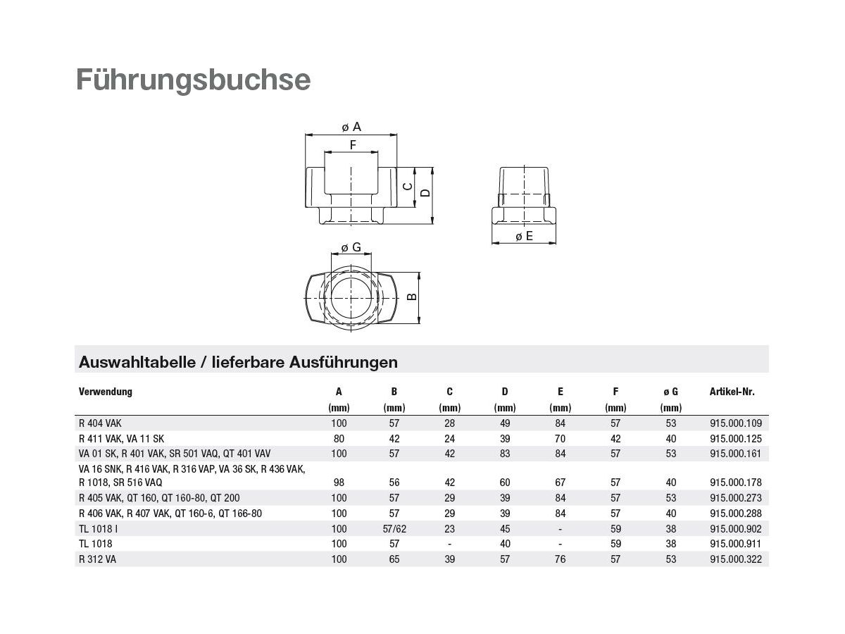 Douille de guidage (D38/67H60)