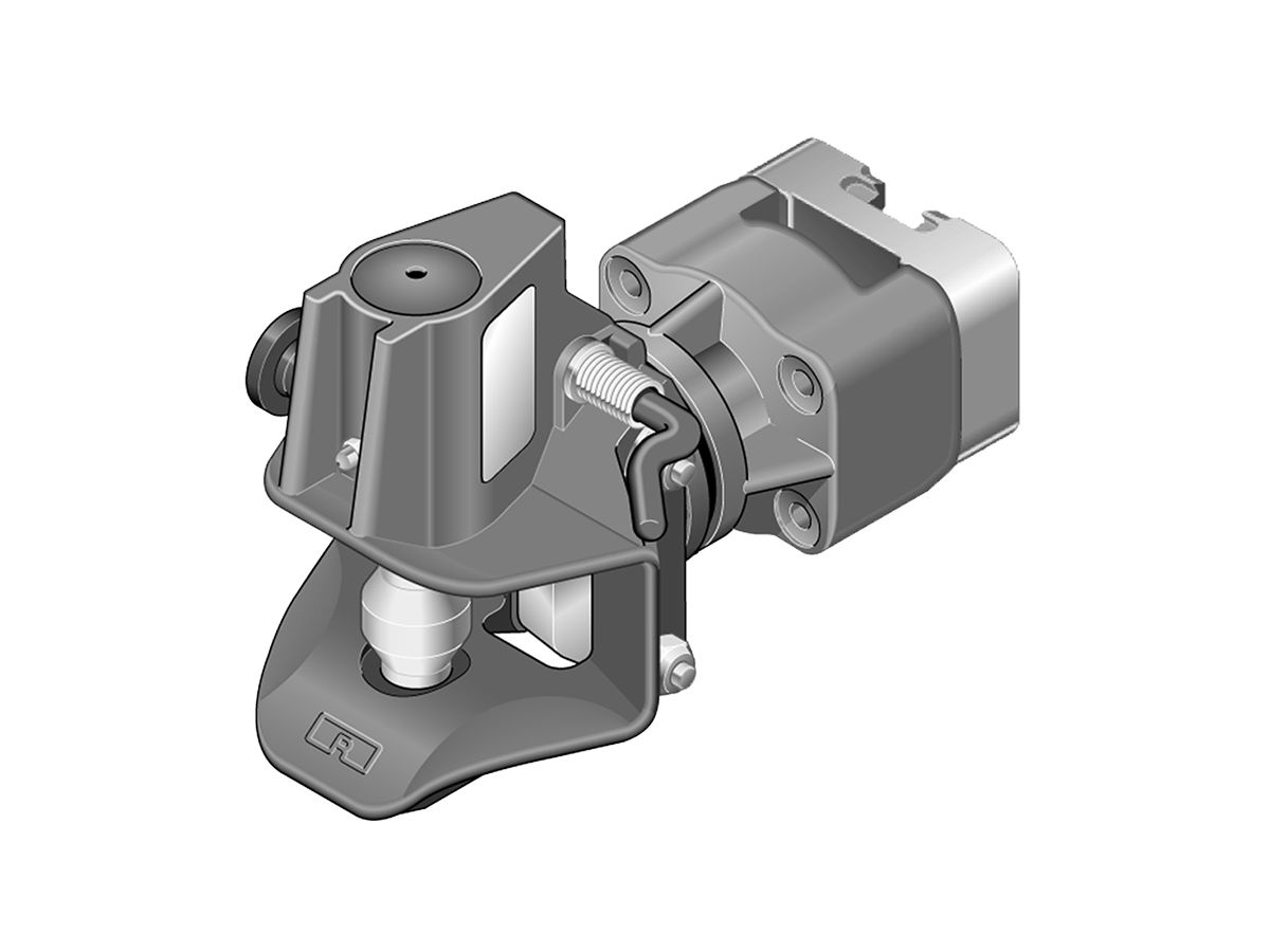 Bolzenkupplung RO*240 - DIN - mit Variobloc-Wechselplatte V (85x45)