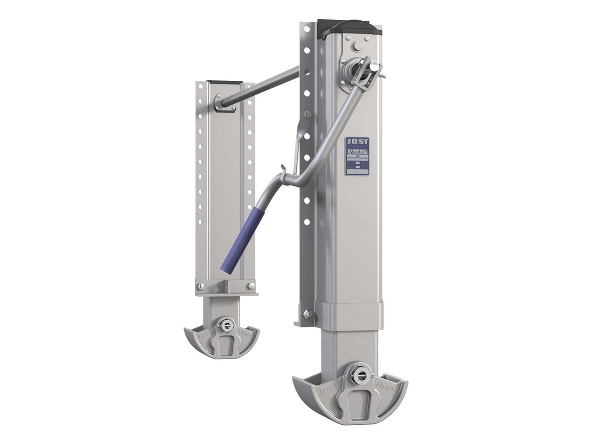 Béquille droite (Alu avec  pied A, sans - manivelle barre de transmission) MH 900,