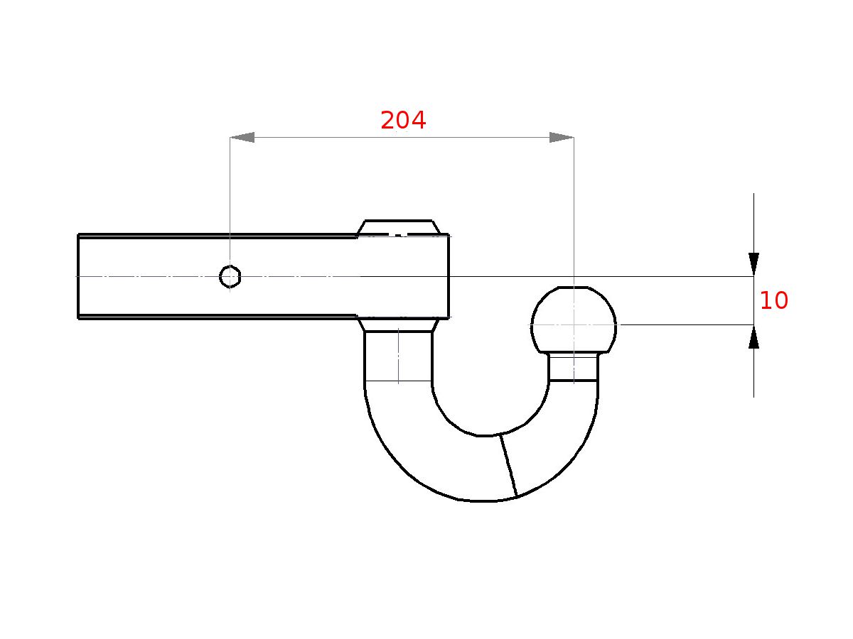 rotule système US 2" - valeur-D 17,2 kN, charge d'appui 200 kg