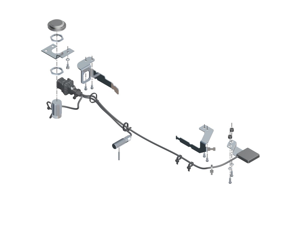 Kit câblage sellette à 3 capteurs,JSK 37