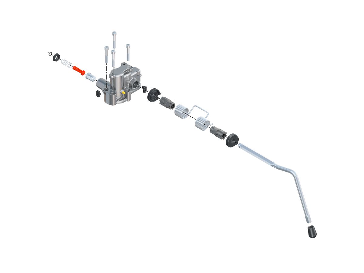 Automatikeinheit RO*400-1, HH abwärts - ohne Kupplungsbolzen