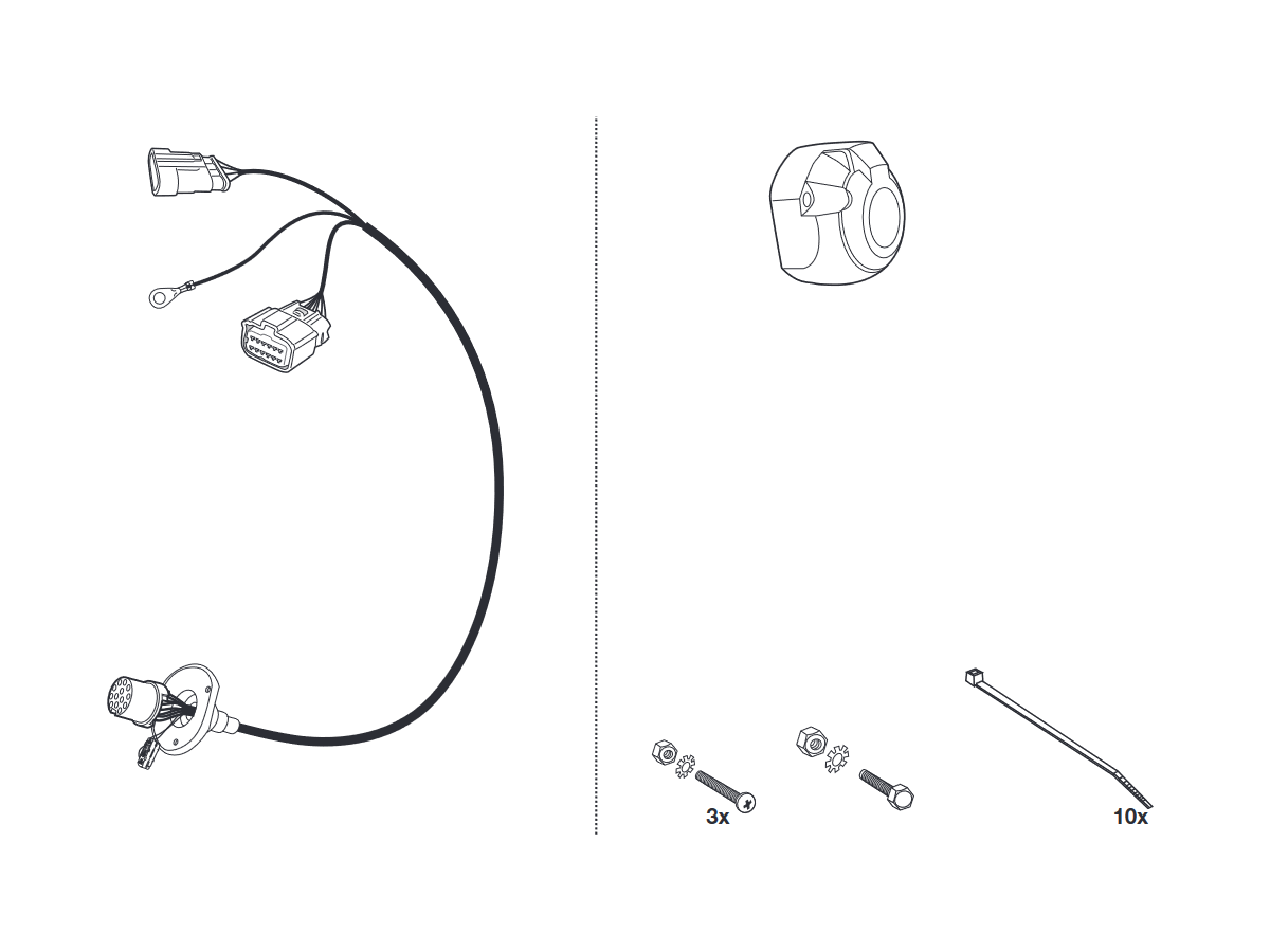 Elektrosatz 13 Pol - Iveco Daily, 06.14-