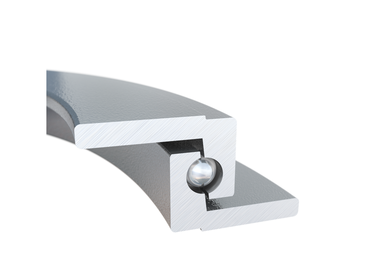 Rond d'avant-train à billes,sans perçage - Zulässige Axiallast 15 kN