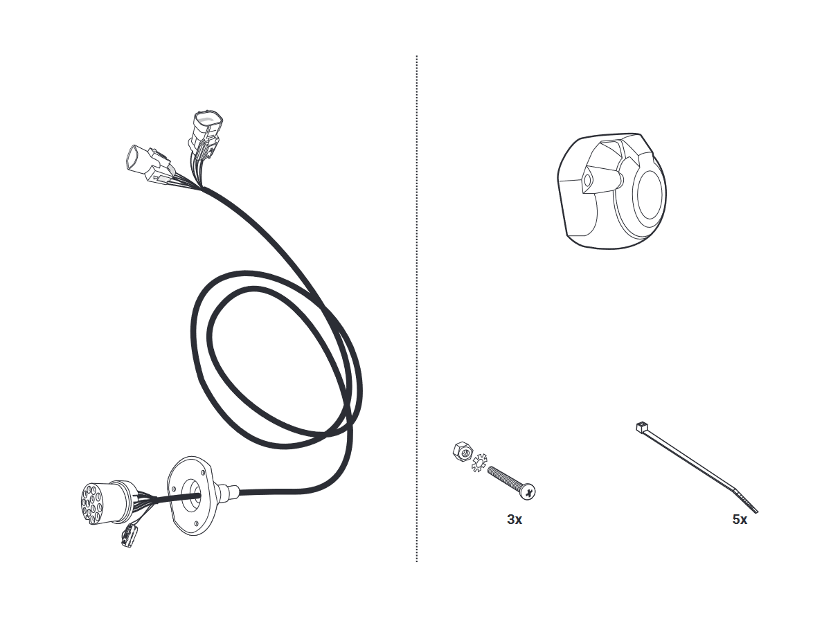 jeu électrique 13pol - Citroën Jumper 05.14-/Fiat Ducato 05.14-