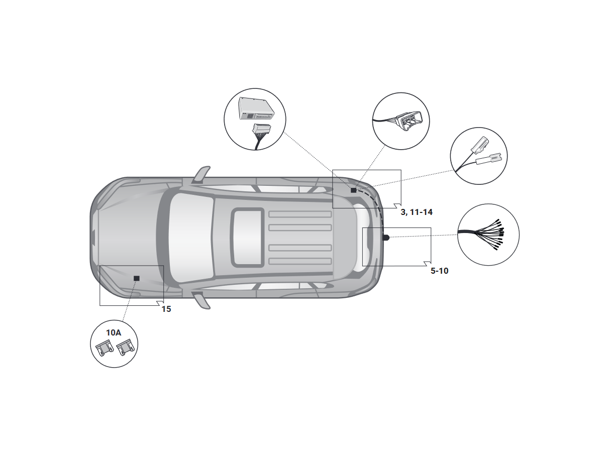 jeu électrique 13 pol - Toyota Corolla Cross, 11.22-