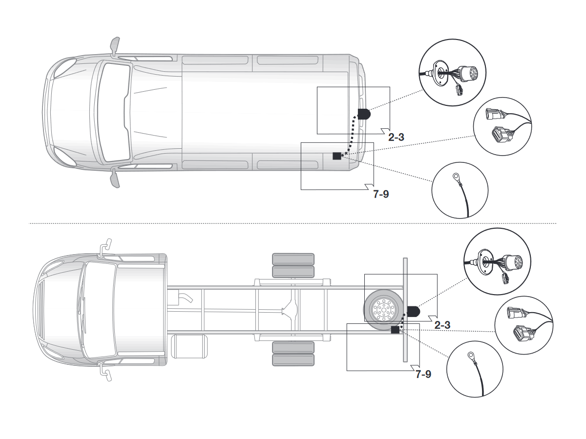 Elektrosatz 13 Pol - Iveco Daily, 06.14-