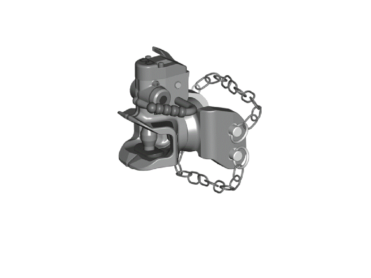 Anhängekupplung mit Steckbolzenlager - D-Wert 59,8 kN, S 1,25t