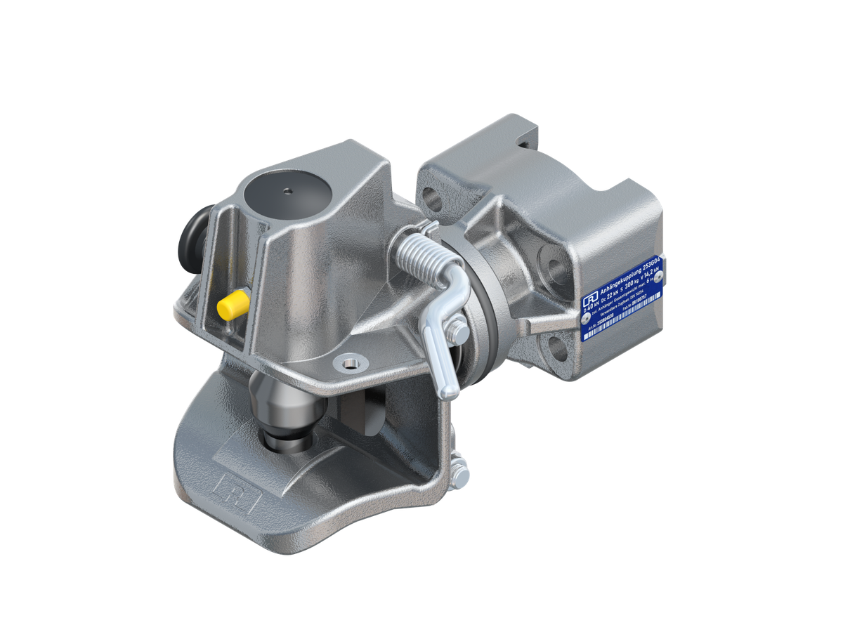 Crochet d'attelage tournant RO*253 (CH) - entraxe 85x45 mm (sans vis)