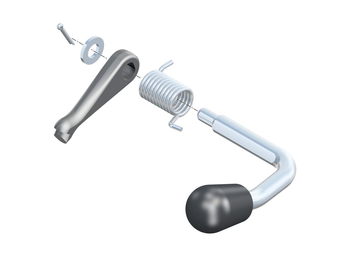 jeu de reparation levier de verrouillage