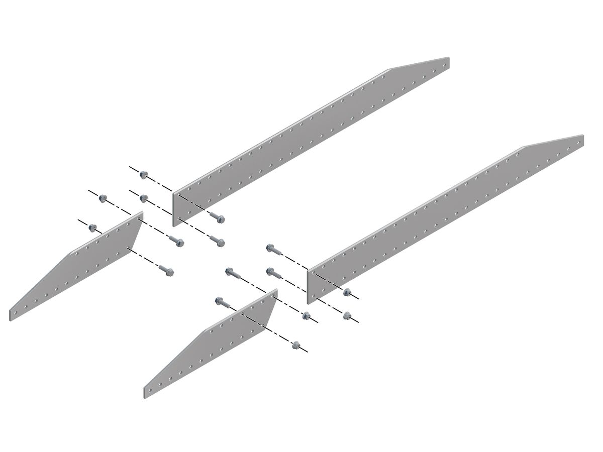 Befestigungssatz zu EV HD 85 01 01 AA - auf Hilfsrahmen (VOLVO)