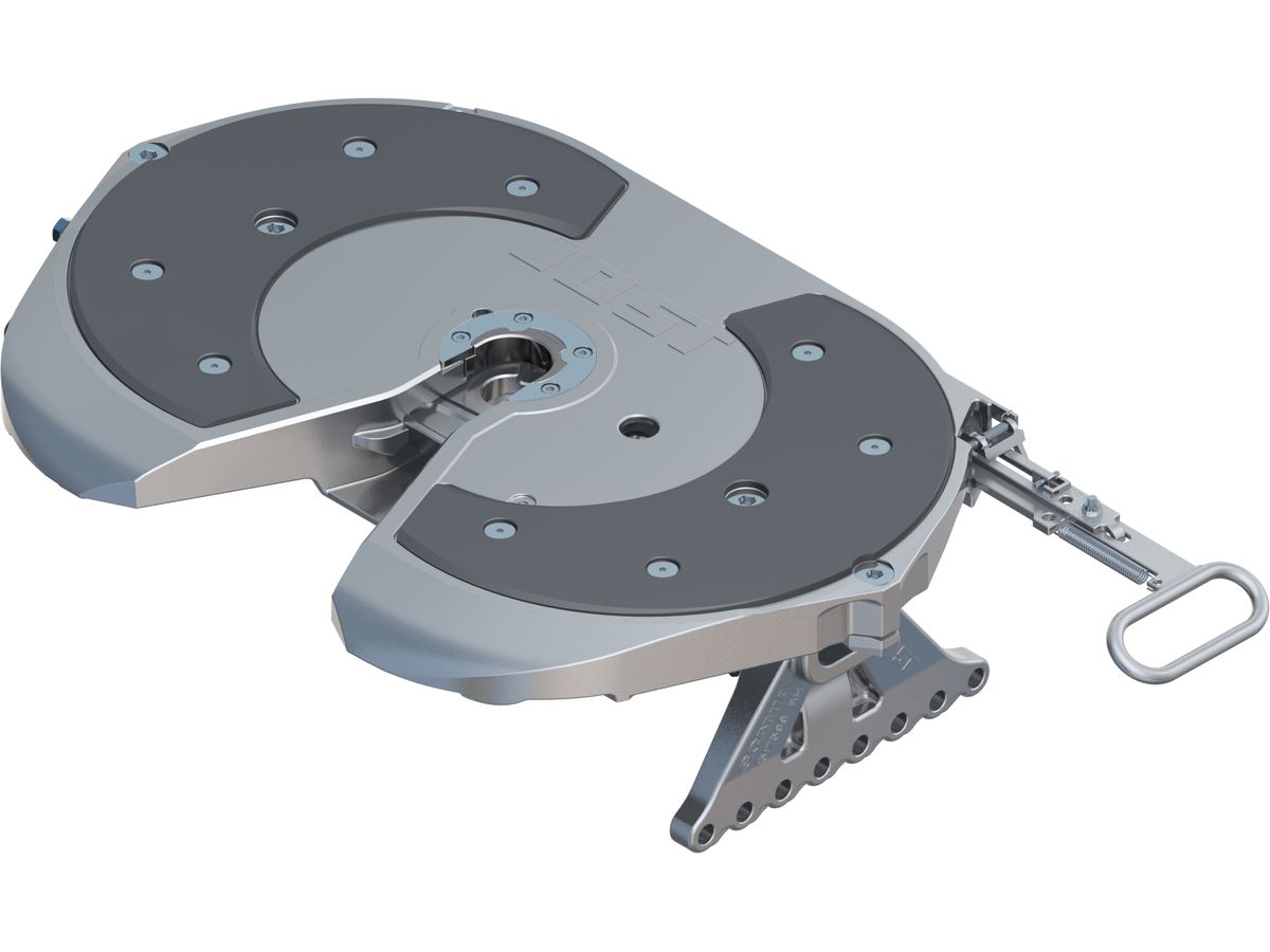 Sattelkupplung, JSK 42, BH 225mm - Wartungsarm, Scania (K7)