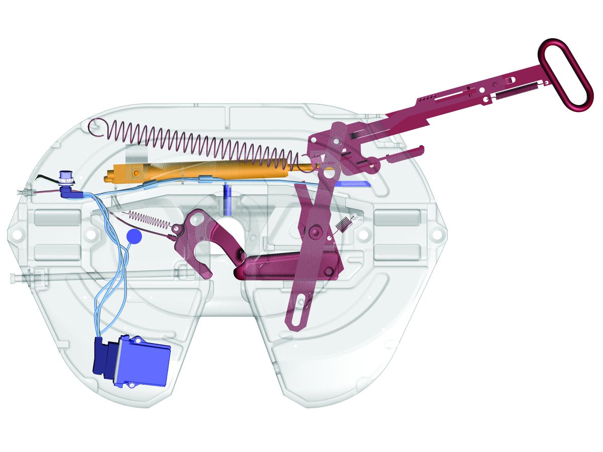 Sellette d'attelage SKS, JSK 42, H:250 - télécommande pneumatique