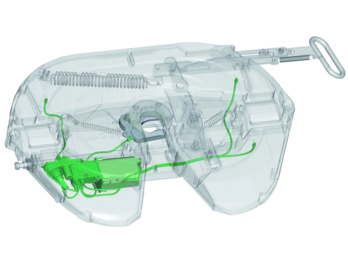 Sattelkupplung JSK 38 C1 ,BH 190mm - Schwerlast, 2" inkl. LubeTronic 5Point