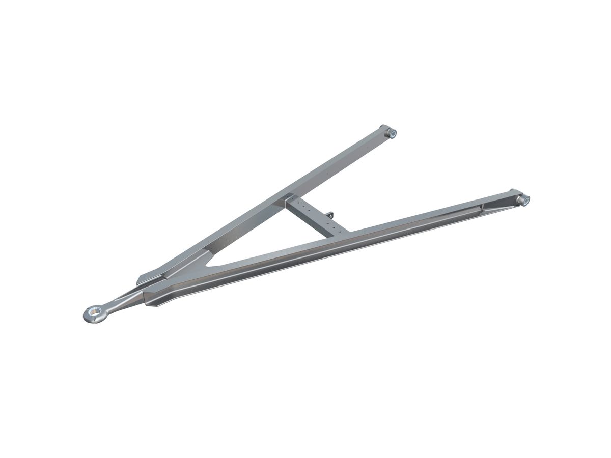 Zuggabel GNZ 40 BS mit CH-Zugöse - A=1650mm, B=980mm, C=100/30 = 90