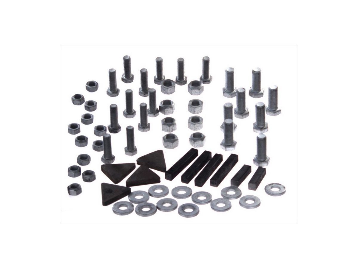 Jeu de vis de fixation - plaque de montage 22-40 avec tous JSK