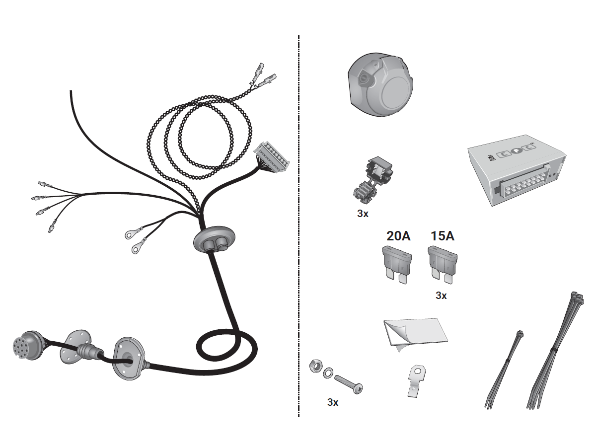 Elektrosatz 13 Pol - BMW i5 (G60), 10.23-