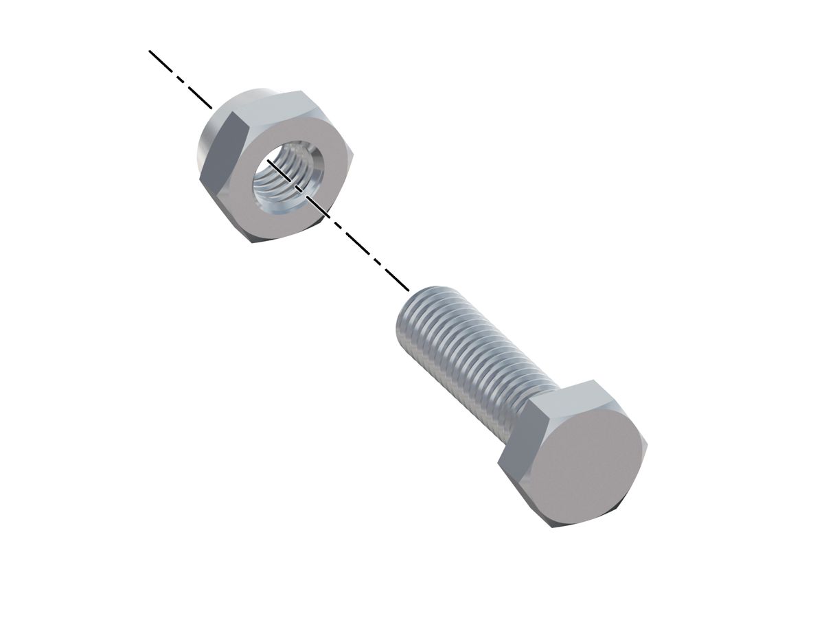 Sechskantschraube kpl.
