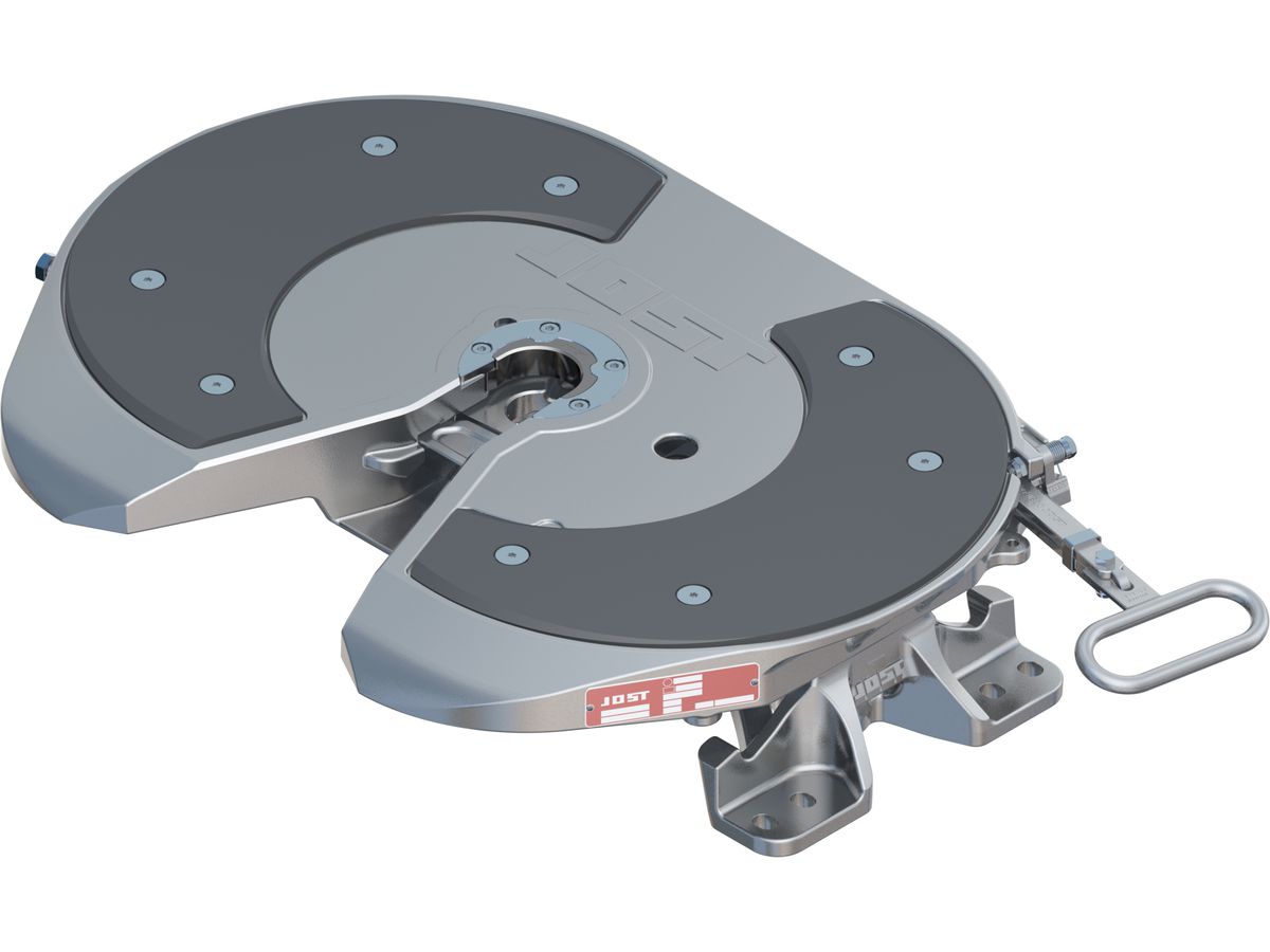 Sellette d'attelage JSK 34, H:190mm - wartungsarme Variante mit Gleitscheiben