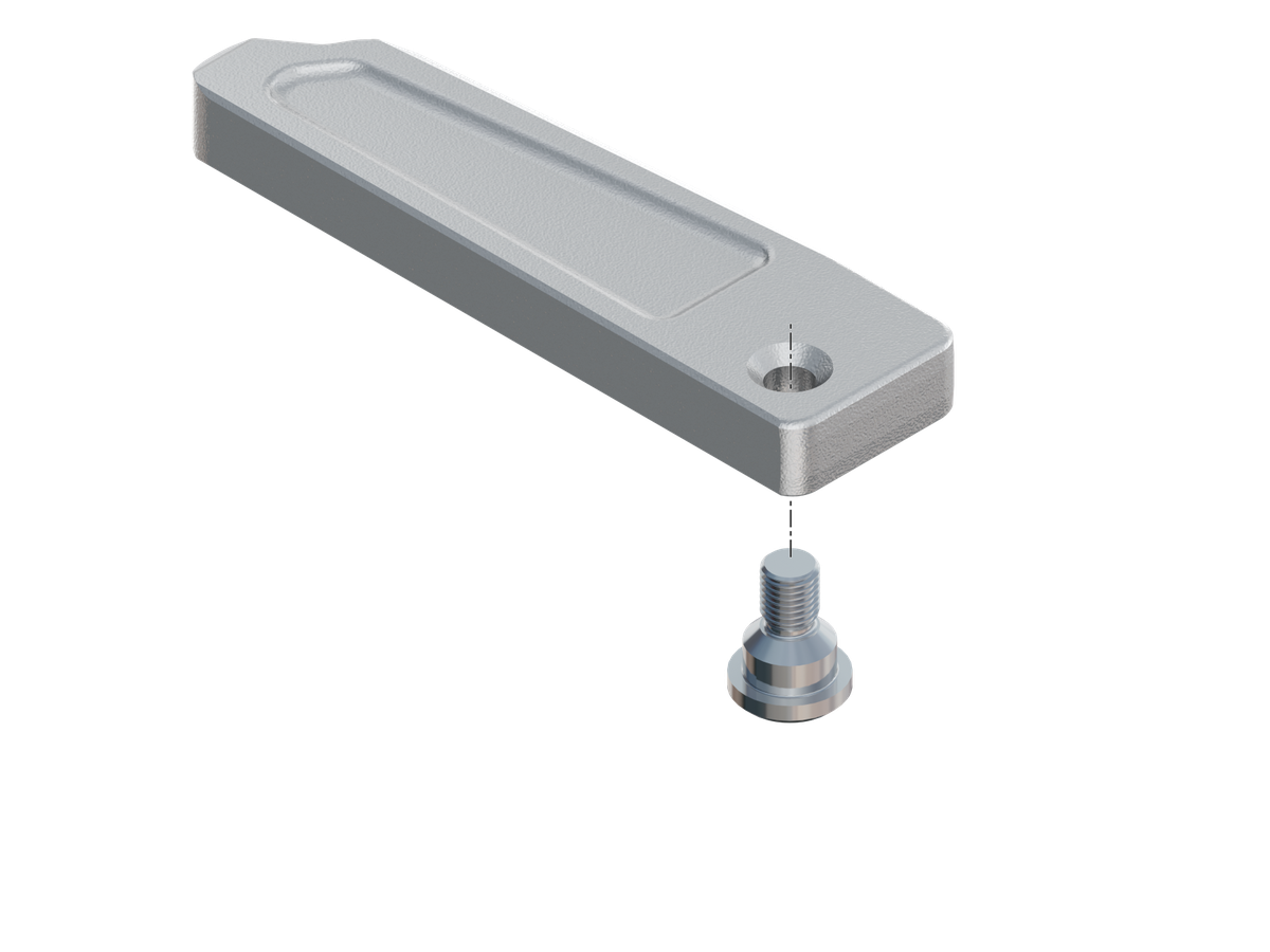 Verschlussriegel + Befestigungsschraube