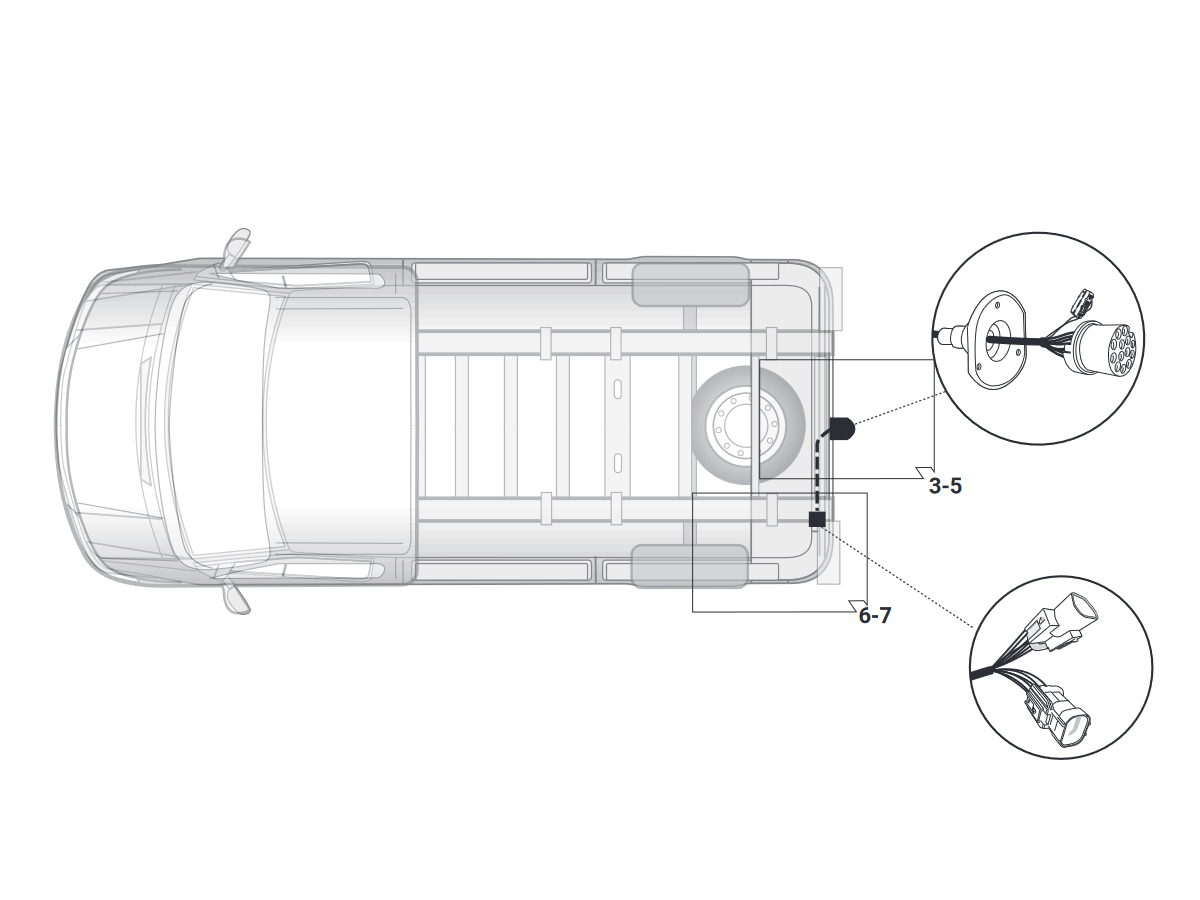 jeu électrique 13pol - Citroën Jumper 05.14-/Fiat Ducato 05.14-