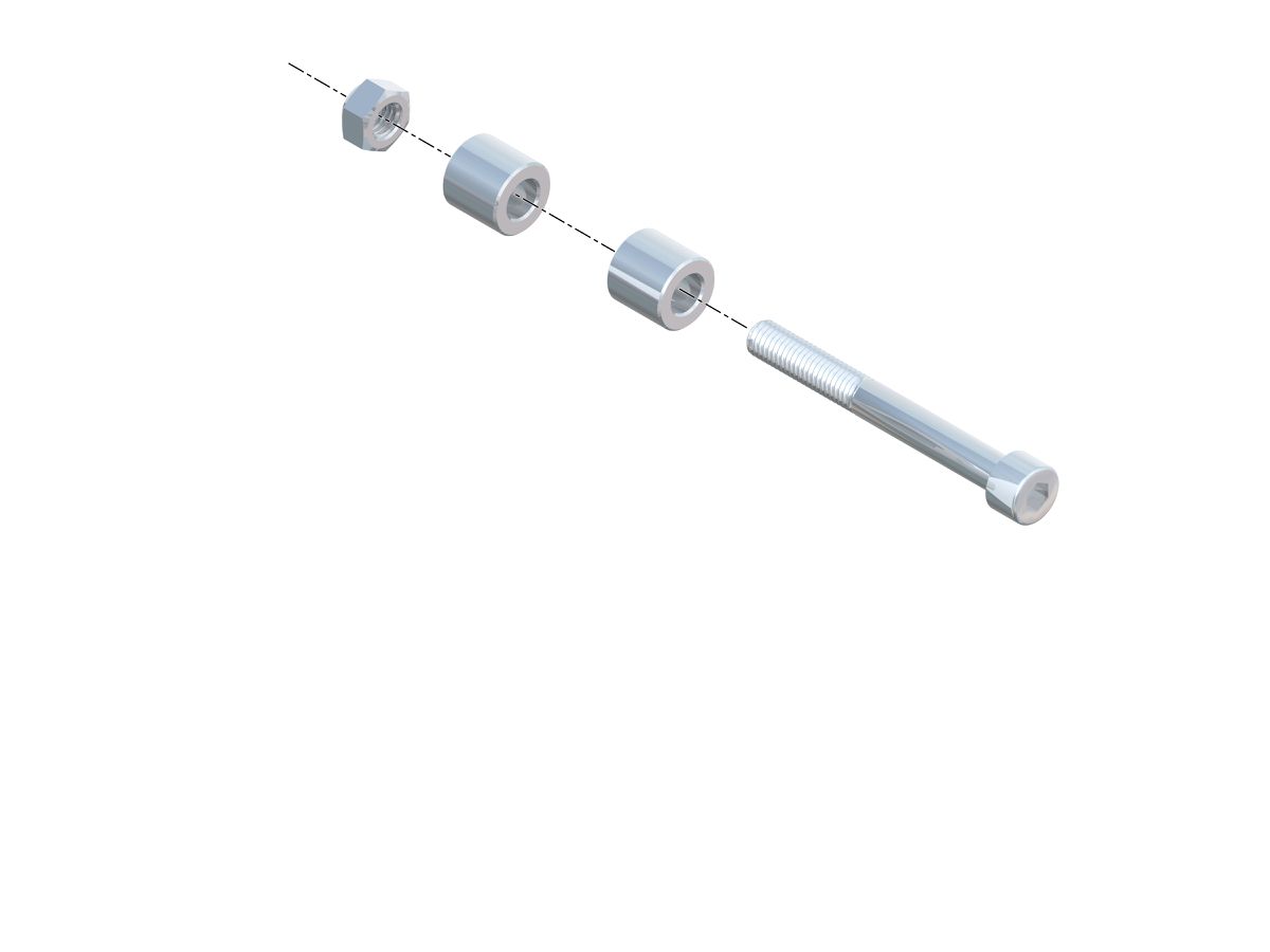Jeu de boulons pour la tête automatique - RO*40/40CH/400-1,RO*50/50E