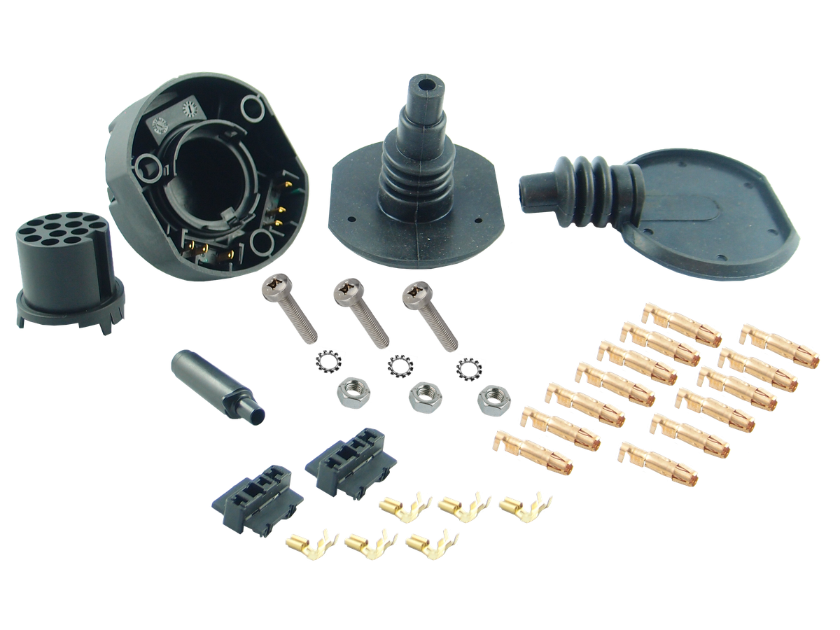 Kit de réparation de prise 13 pôles - ISO 11446, 2x microrupteurs