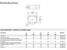 Nutenbuchse (D86/120H65)