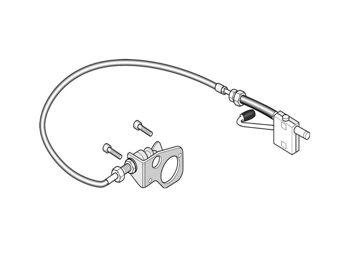 commande à disrance mécanique (40,50 mm) - pour RO 400xxx1, RO 410xxx0, RO 413
