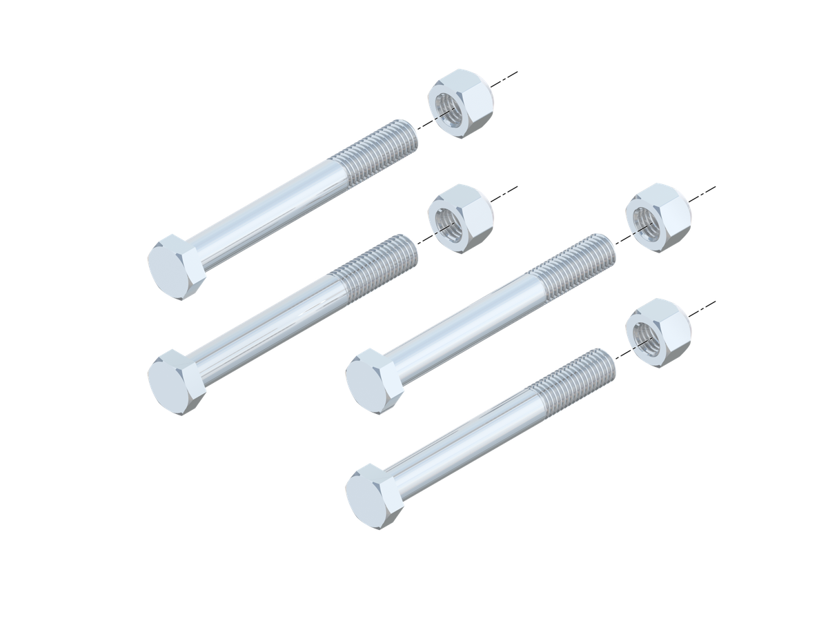 Schraubensatz M12x100 10.9 - 232 A 04 501, 240/253 B 04 000