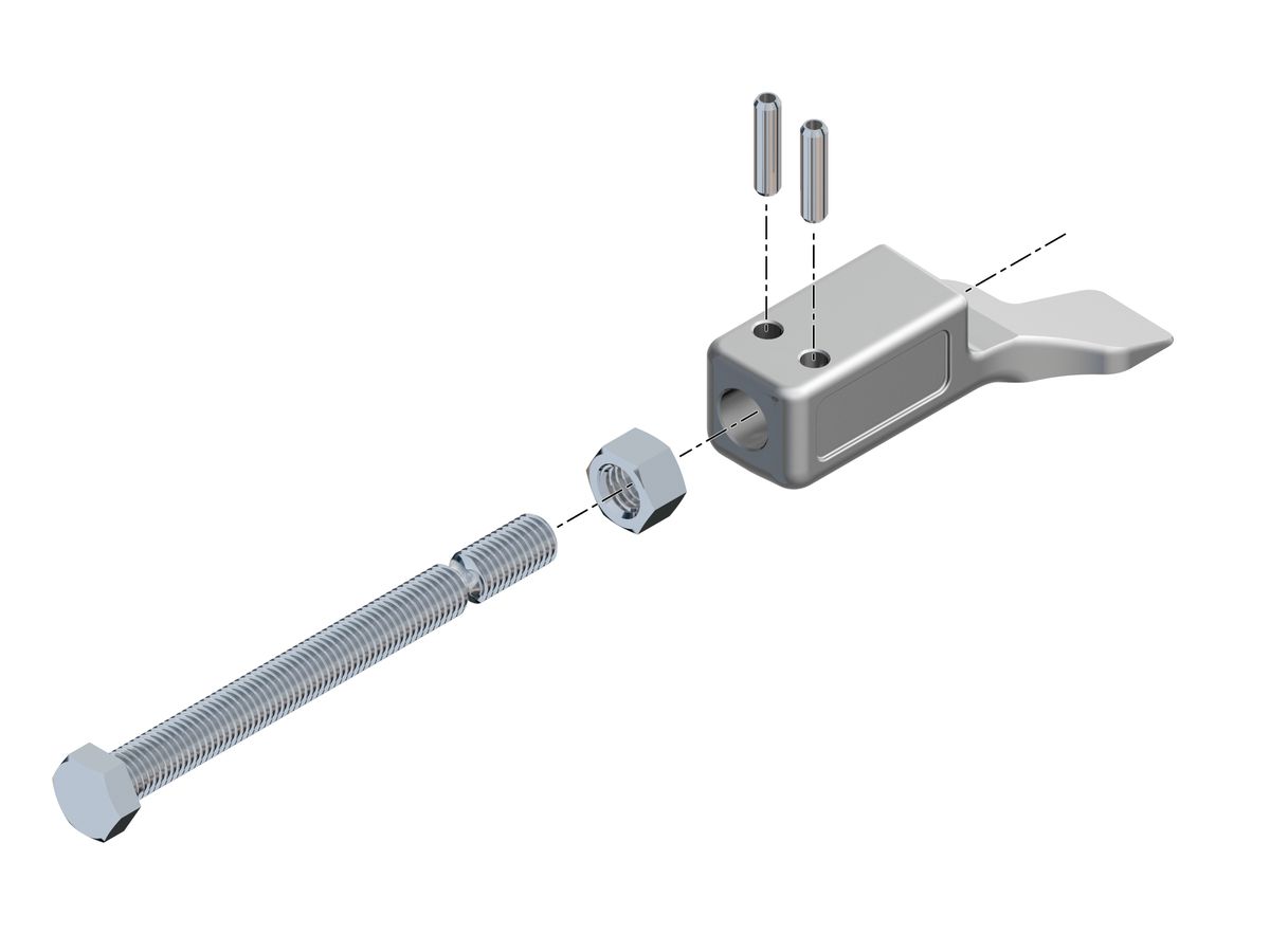 Flèche droit compl. pour JSK DH