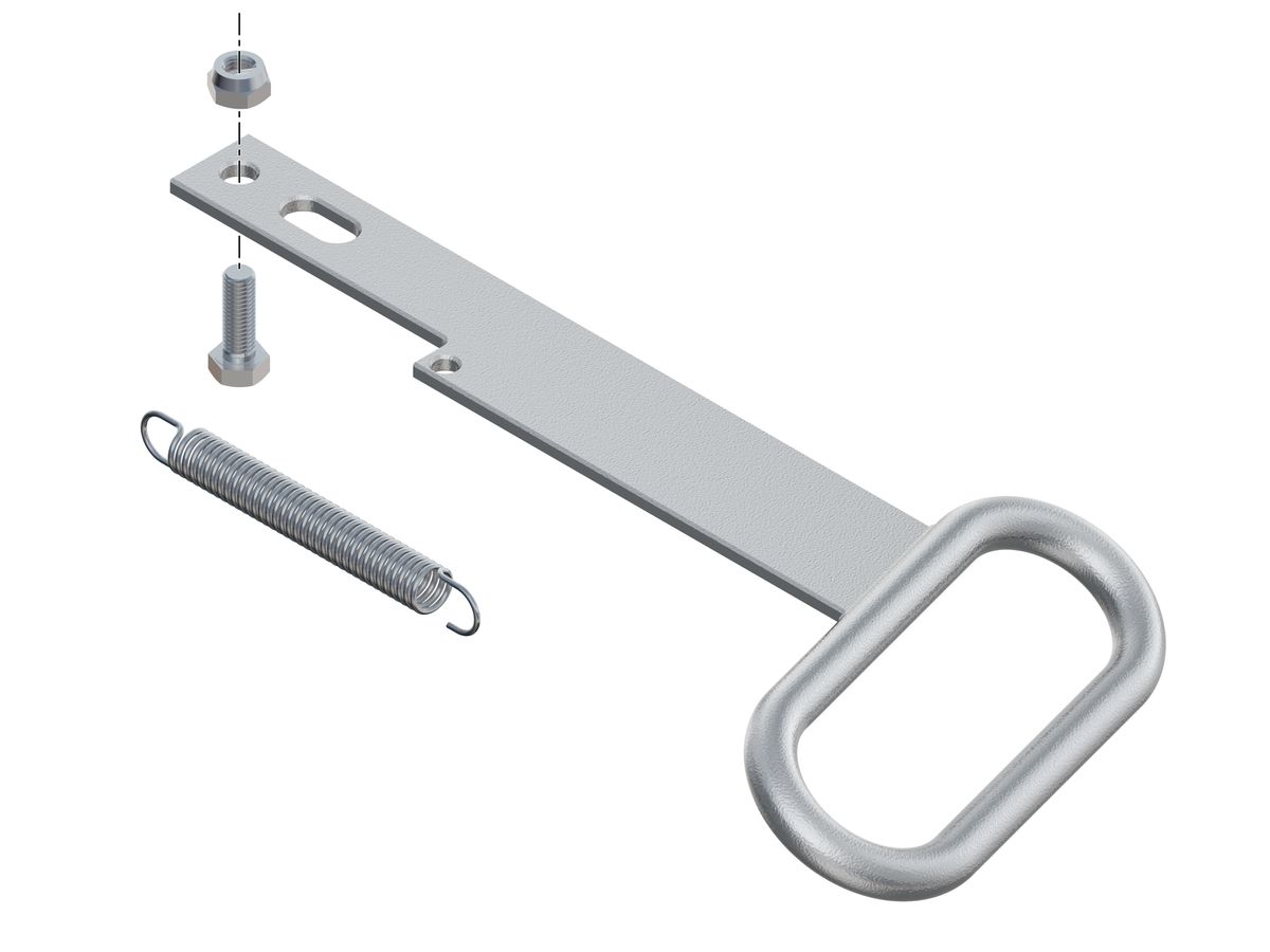 Zuggriff lang 390mm mit Sicherungsfeder