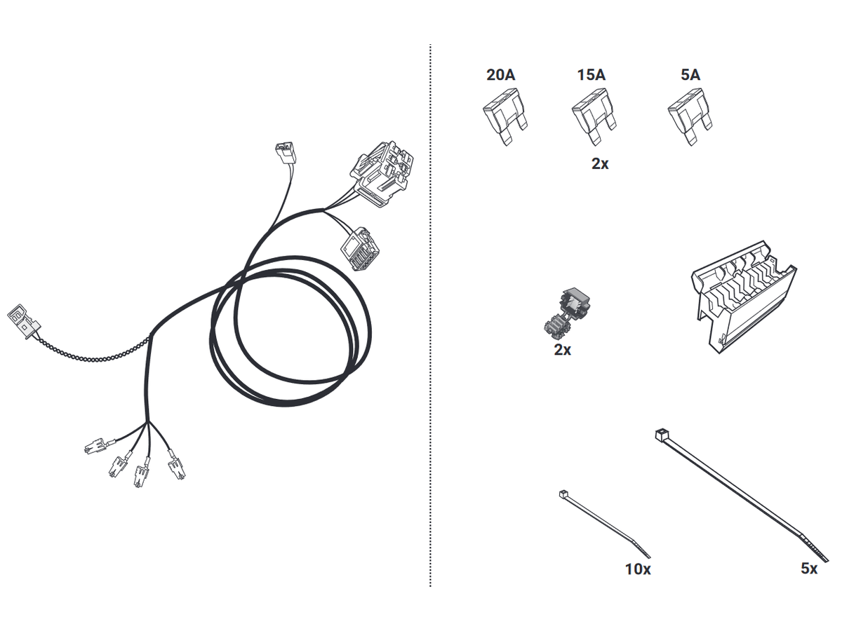Erweiterungssatz - für diverse MERCEDES-BENZ Modelle