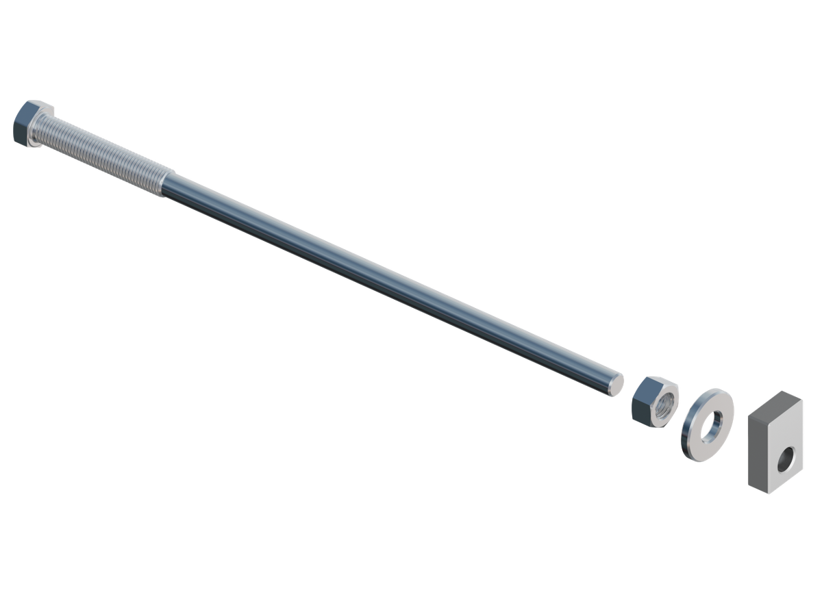 Justierschraube mit Führung