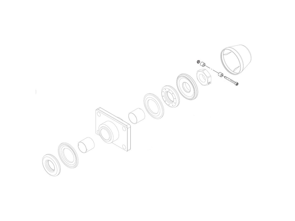 Jeu de boulons pour la tête automatique - RO*40/40CH/400-1,RO*50/50E