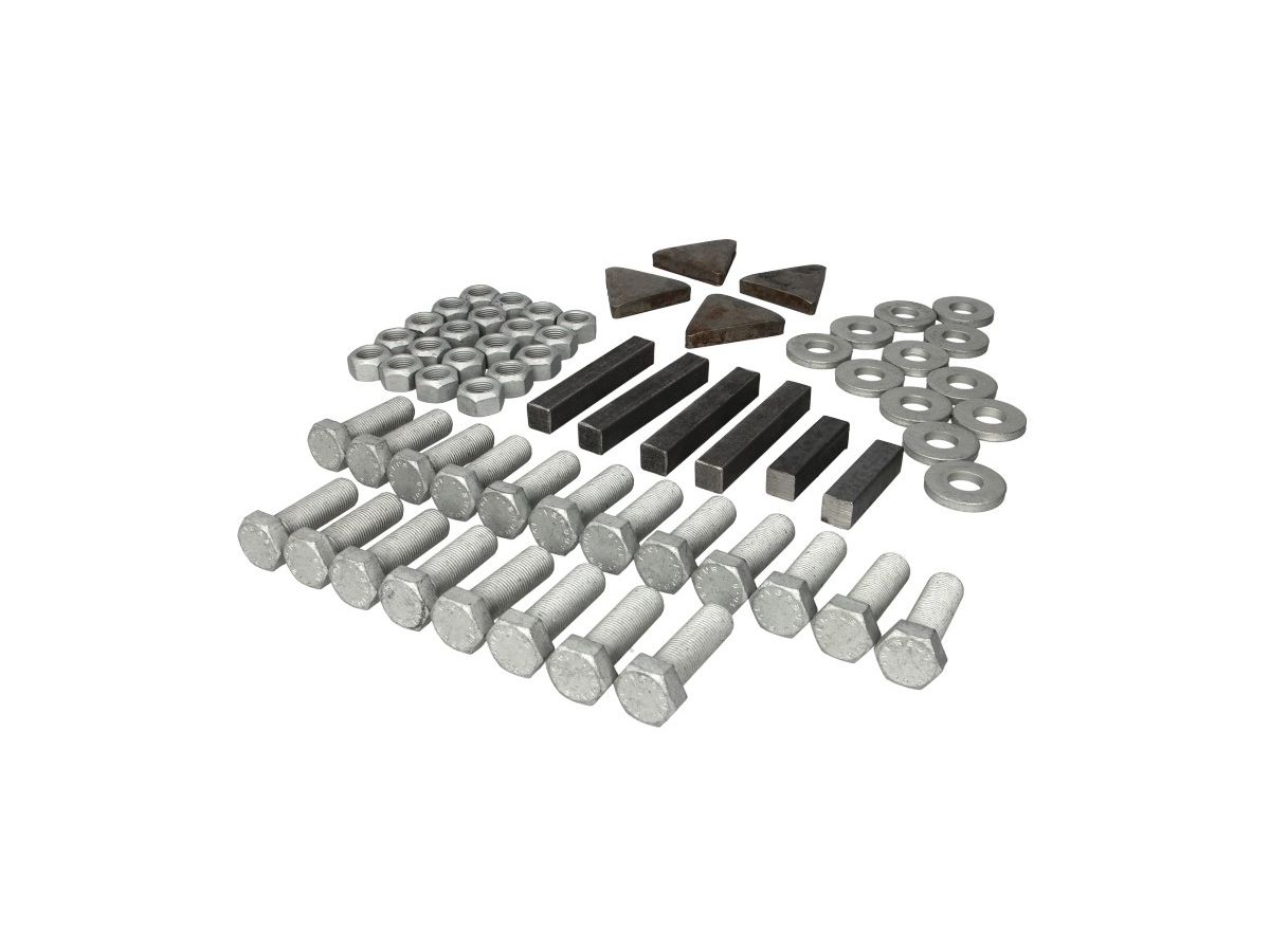 Jeu de vis de fixation - plaque de montage 22-40 avec tous JSK