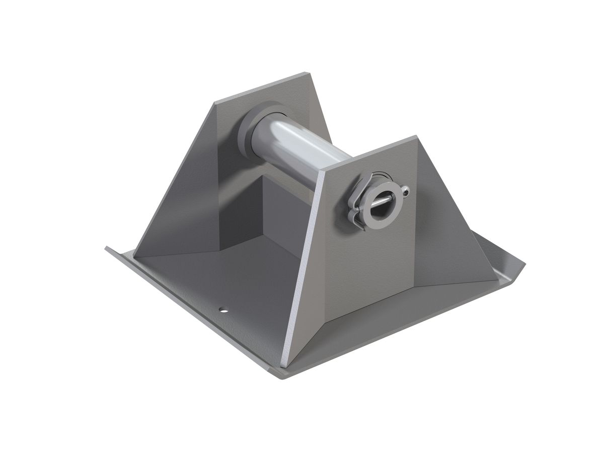 Stützteller mit Achse kpl.