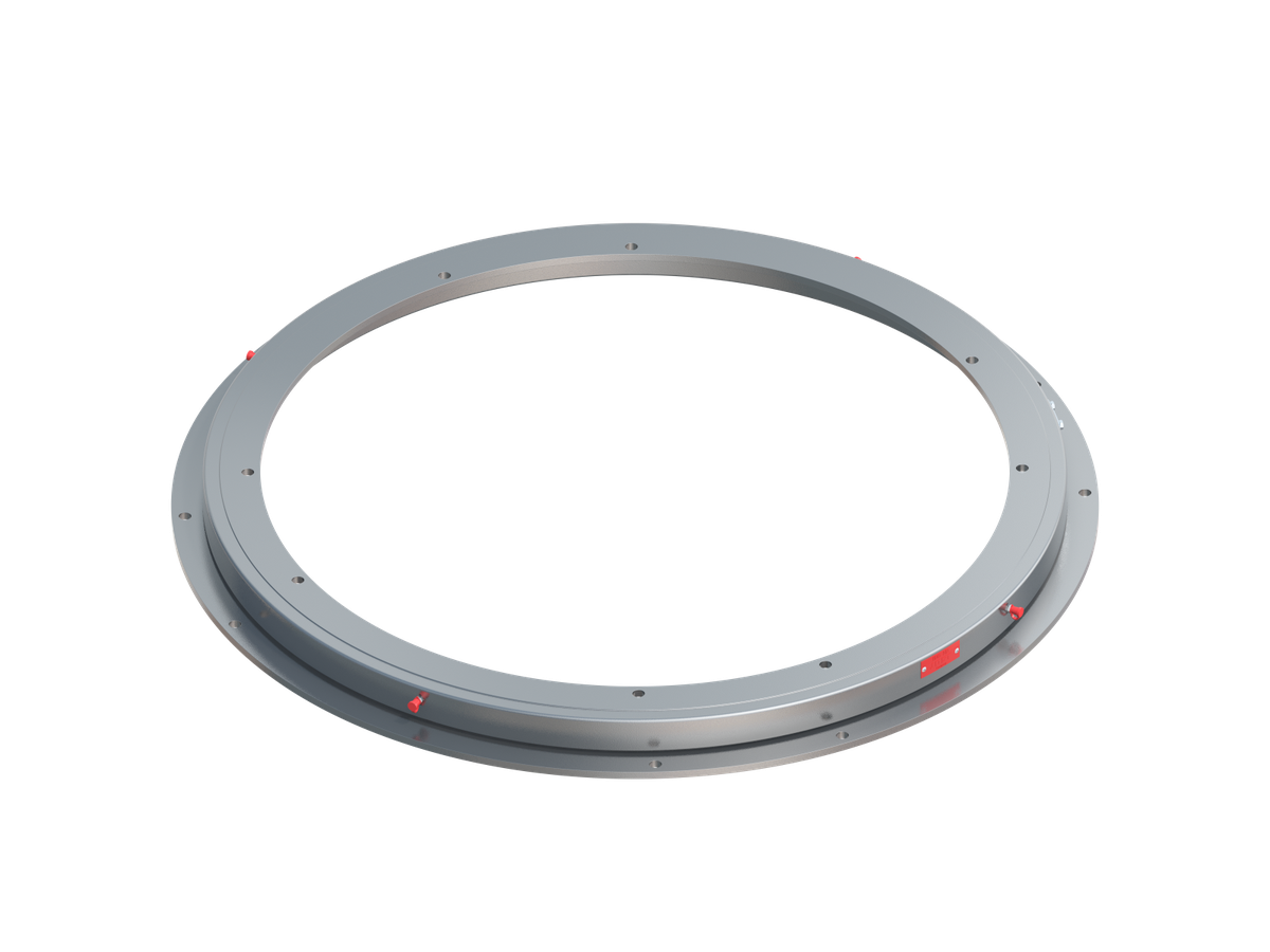 Rond d'avant-train à billes,avec perçage - Zulässige Axiallast 70 kN