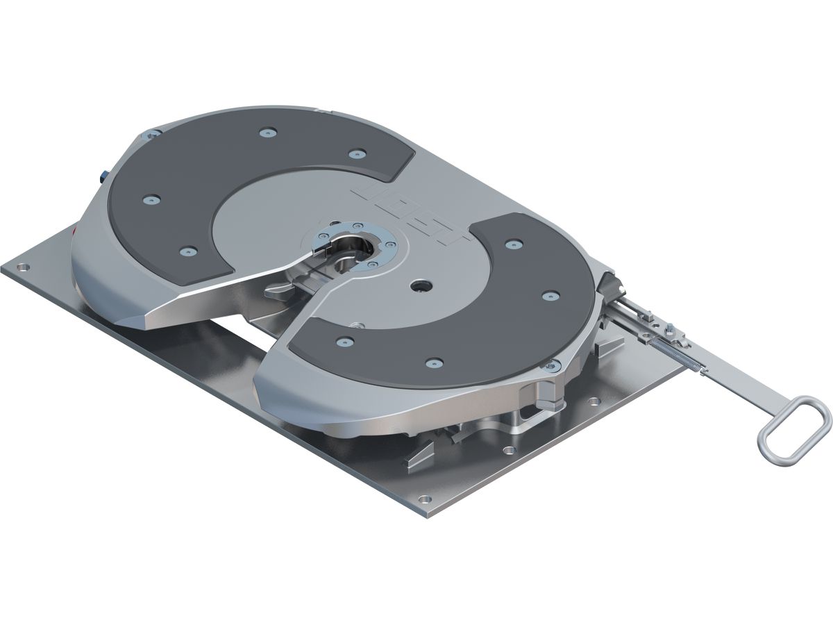 Sellette d'attelage JSK 42 avec plaque - de montage intégrée, H:140mm